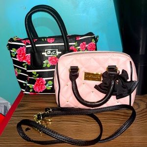 Two Betsey Johnson Purses